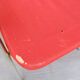 Pair vintage red velvet armchairs 50/60 years