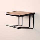 Hanging nightstand with black details