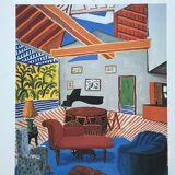 David HOCKNEY (1937) Original Vintage Poster Palais des Beaux Arts, Brussels, 1992
