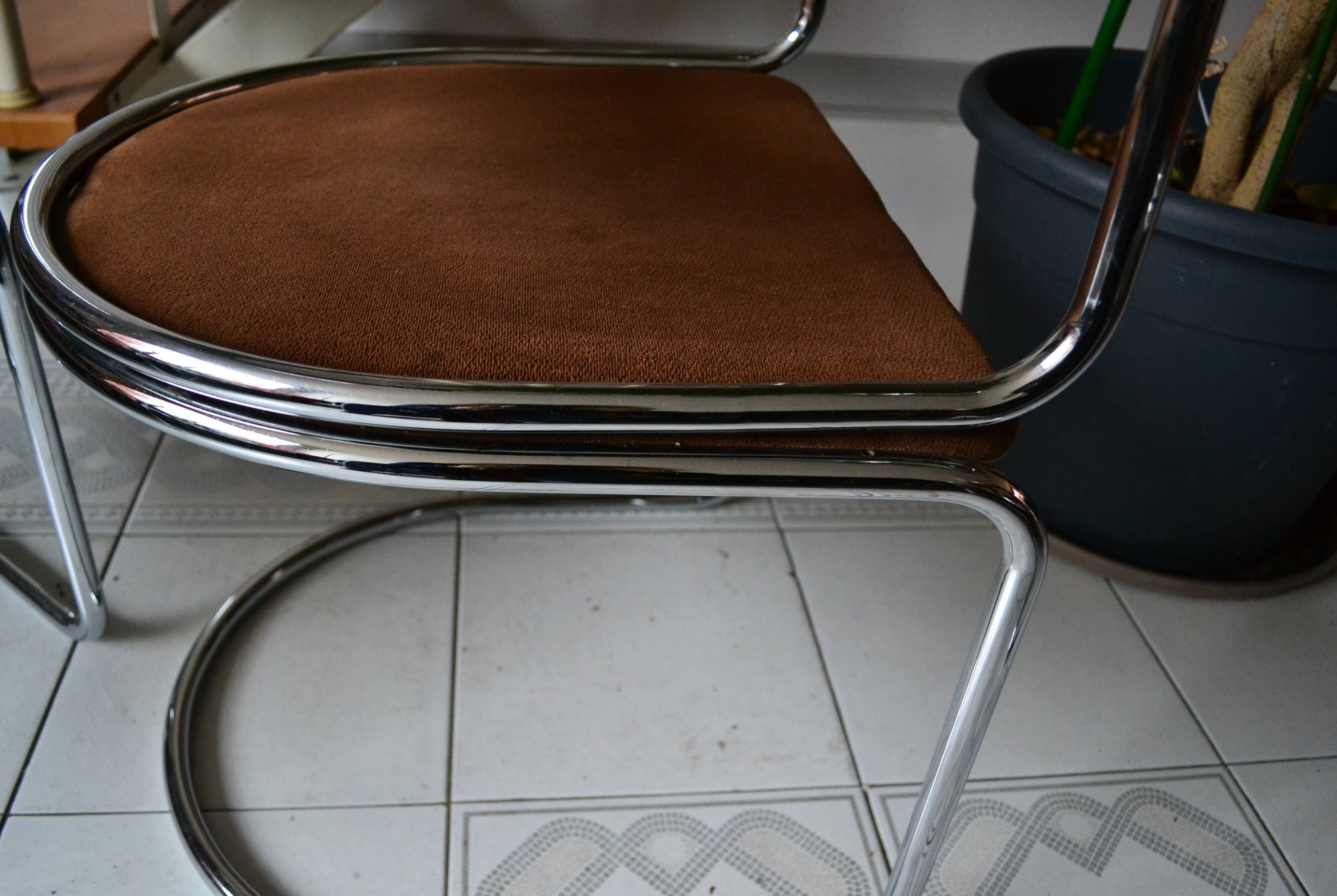 4 chairs par Renato Zevi for Roche Bobois 1970