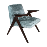 Light blue bunny armchair by józef chierowski, 1970s