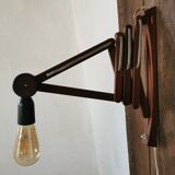 Danish teak scissor wall light circa 1960