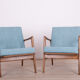2 fauteuils 300-139 par swarzędzka factory, années 1960