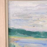 Anders A. Jonsson, Swedish Modern Landscape , 1950s, Oil on Panel, Framed