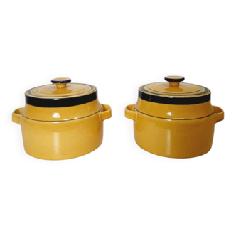 Two soup bowls, Laveno, Richard Ginori design by Antonia Campi.