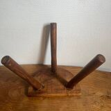 Wooden tripod stool