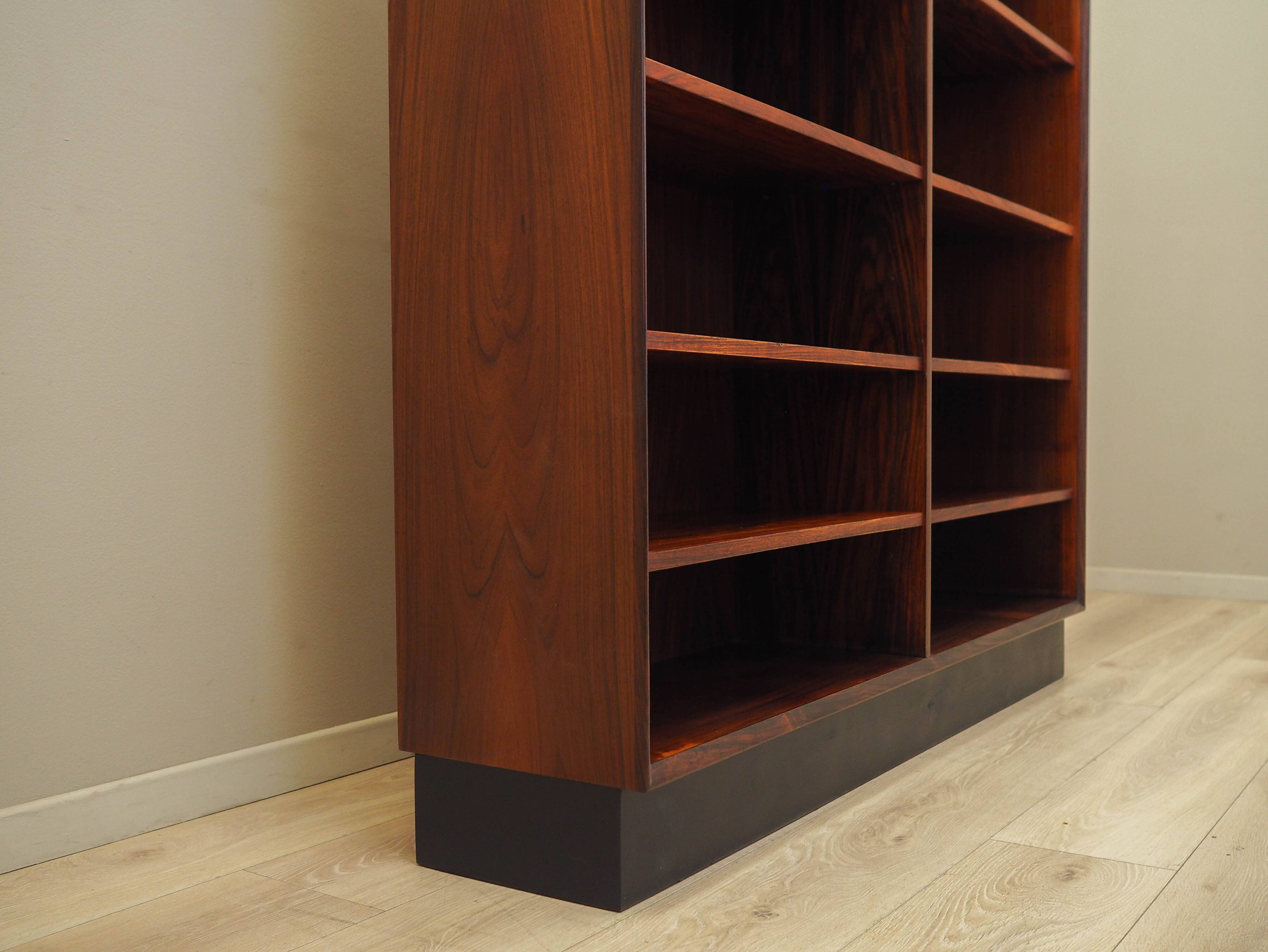 Rosewood bookcase, Danish design, 1970s, manufacturer: Hundevad