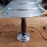 Jumo Aluminum and Wood Lamp