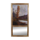 Golden wooden trumeau mirror, Louis XVI style – early 20th century