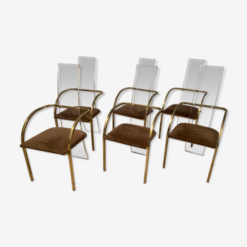 6 chairs by charles hollis jones for belgo chrom