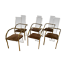 6 chairs by charles hollis jones for belgo chrom
