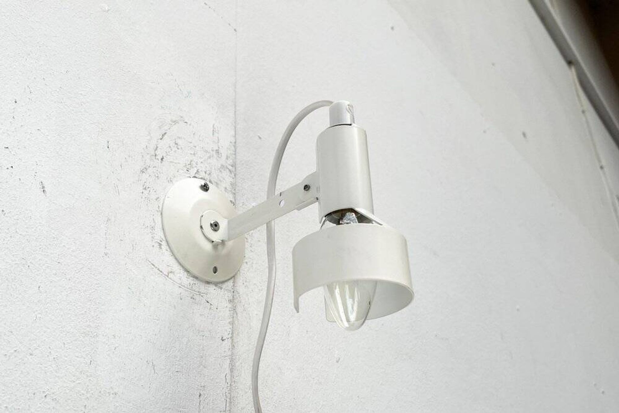 Minimalist table lamp from the postmodern space age by Ikea, 1980s.