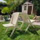 Vintage 1970s folding garden chair