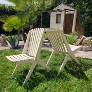 Chaise de jardin vintage années 1970 pliante