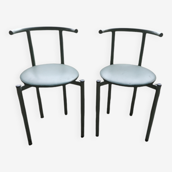 Metal chairs 80s