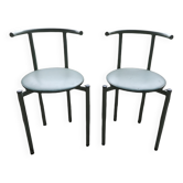Metal chairs 80s