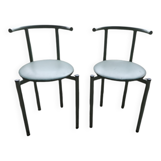 Metal chairs 80s
