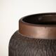 Vintage hammered copper umbrella stand, 1970s