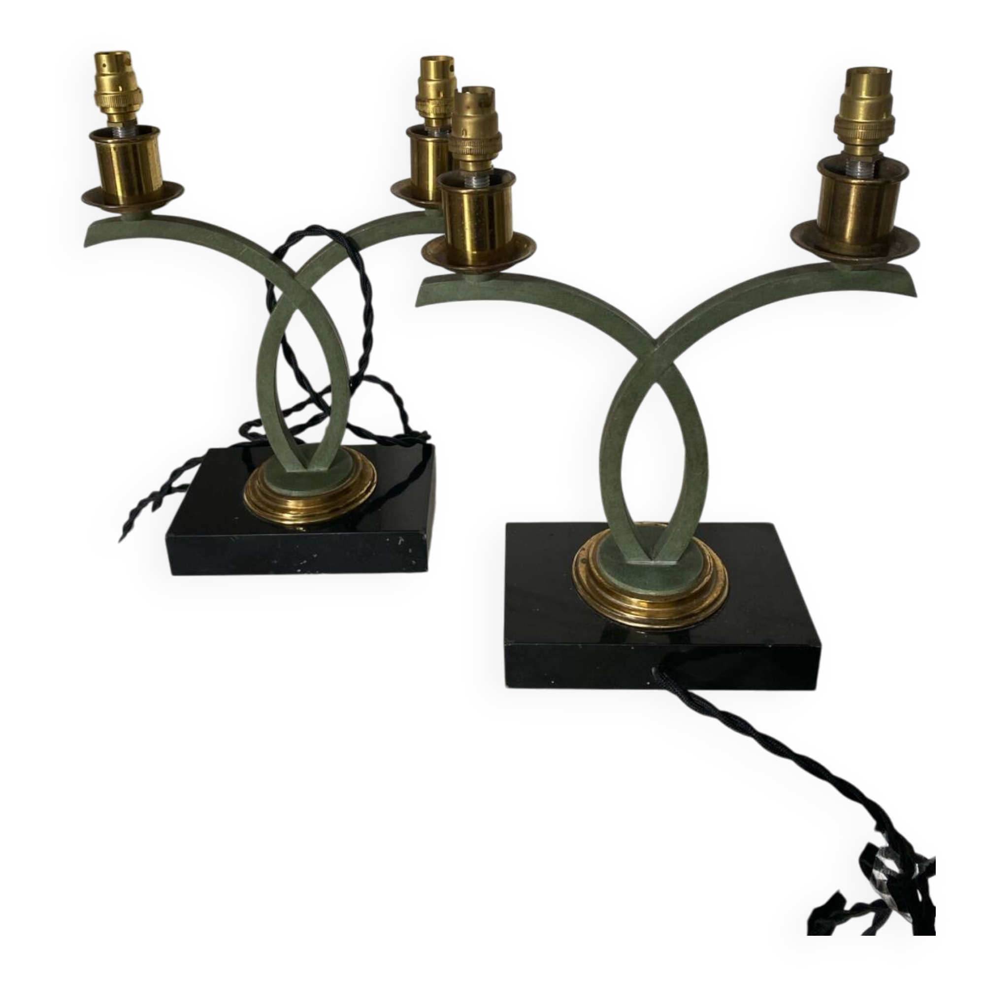 Pair of Art Deco lamps