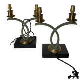 Pair of Art Deco lamps