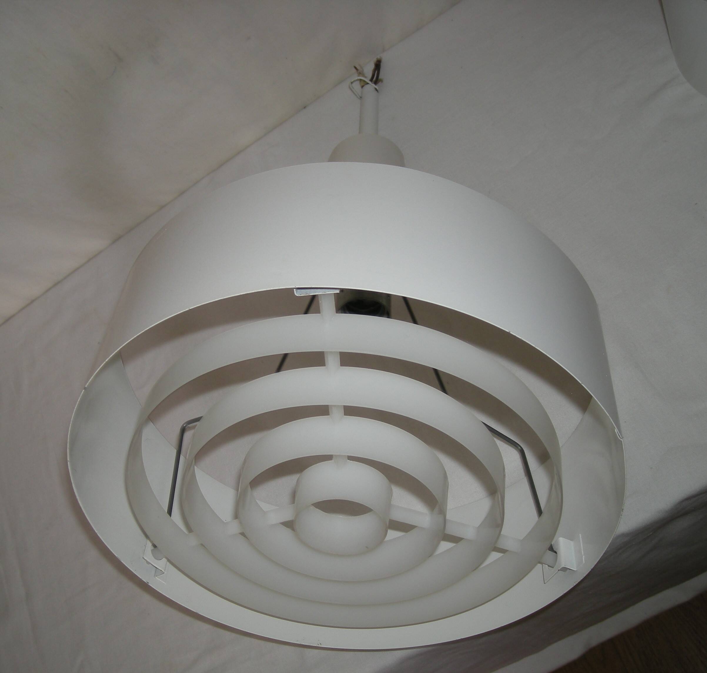 Scandinavian style pendant light from the 60s