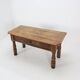 Belgian Antique oak console table with drawer, ca. 1740