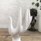 Duo de mains baguier blanches