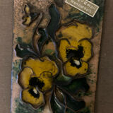 Small enamelled cloisonné panel