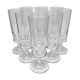 8 champagne flutes 70s