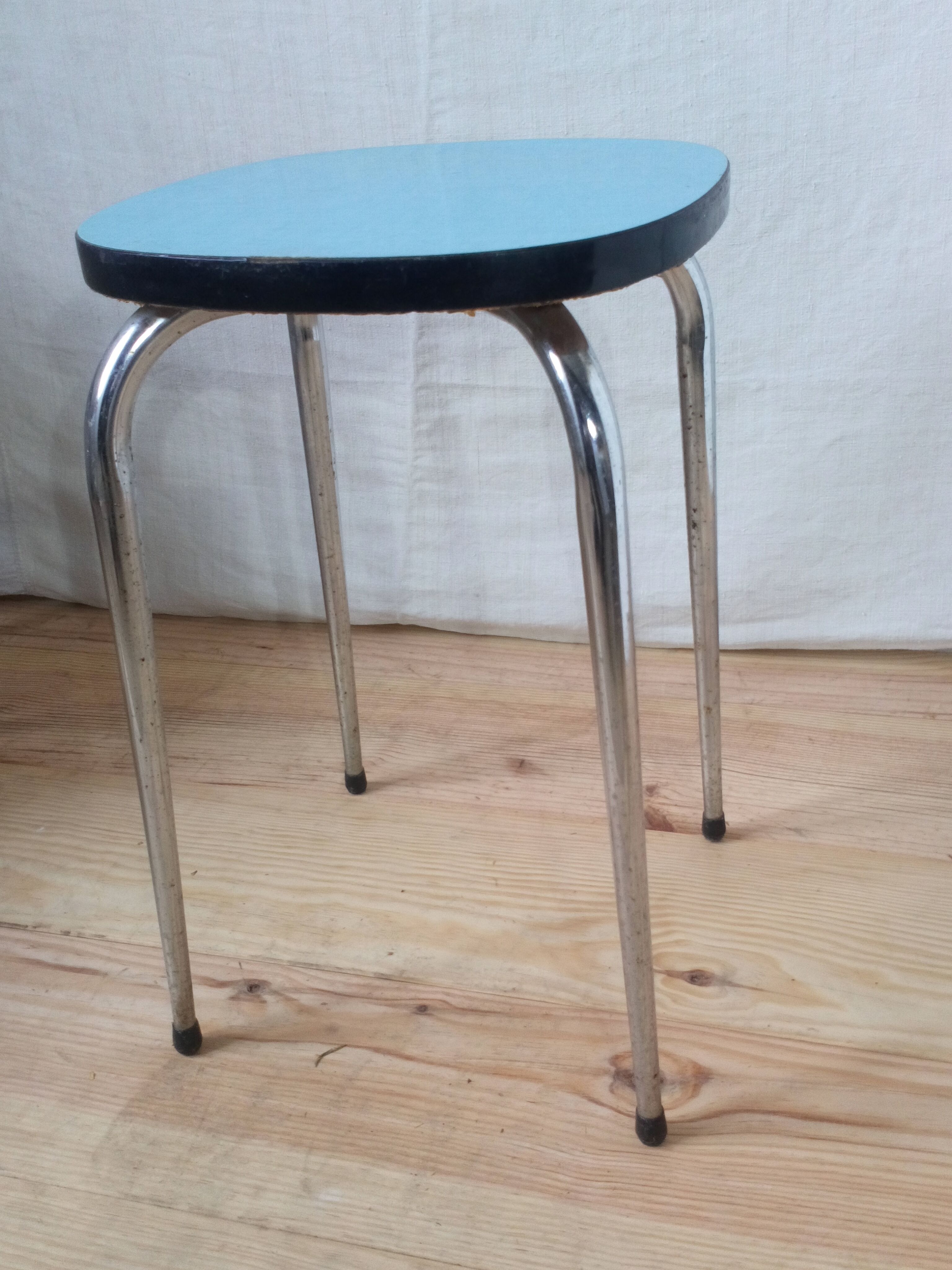 Stool vintage formica