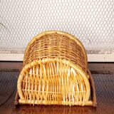 Vintage wicker basket