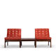 Moduline Easy chair and table by Ole Gjerlov-Knudsen, for France & Son 1960s