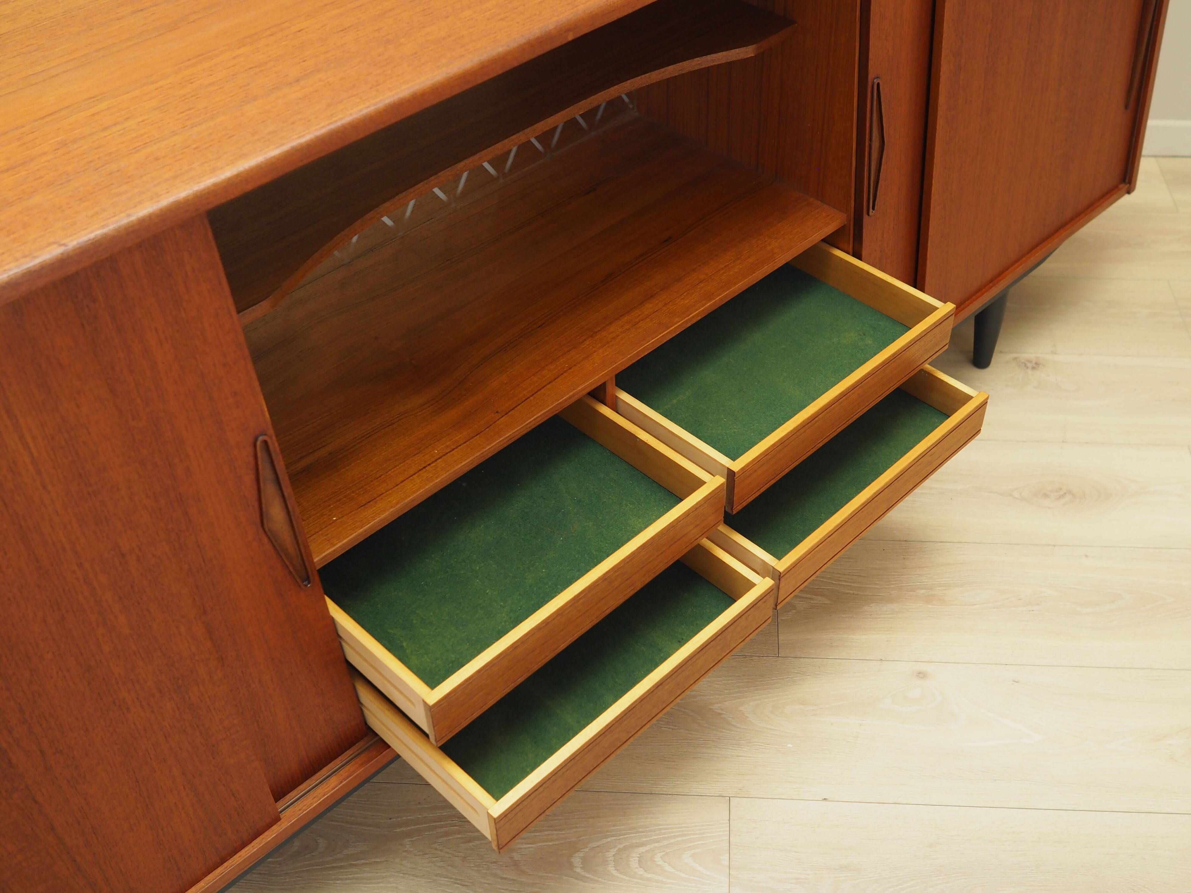Teak sideboard, Danish design, 1970s, production: Denmark