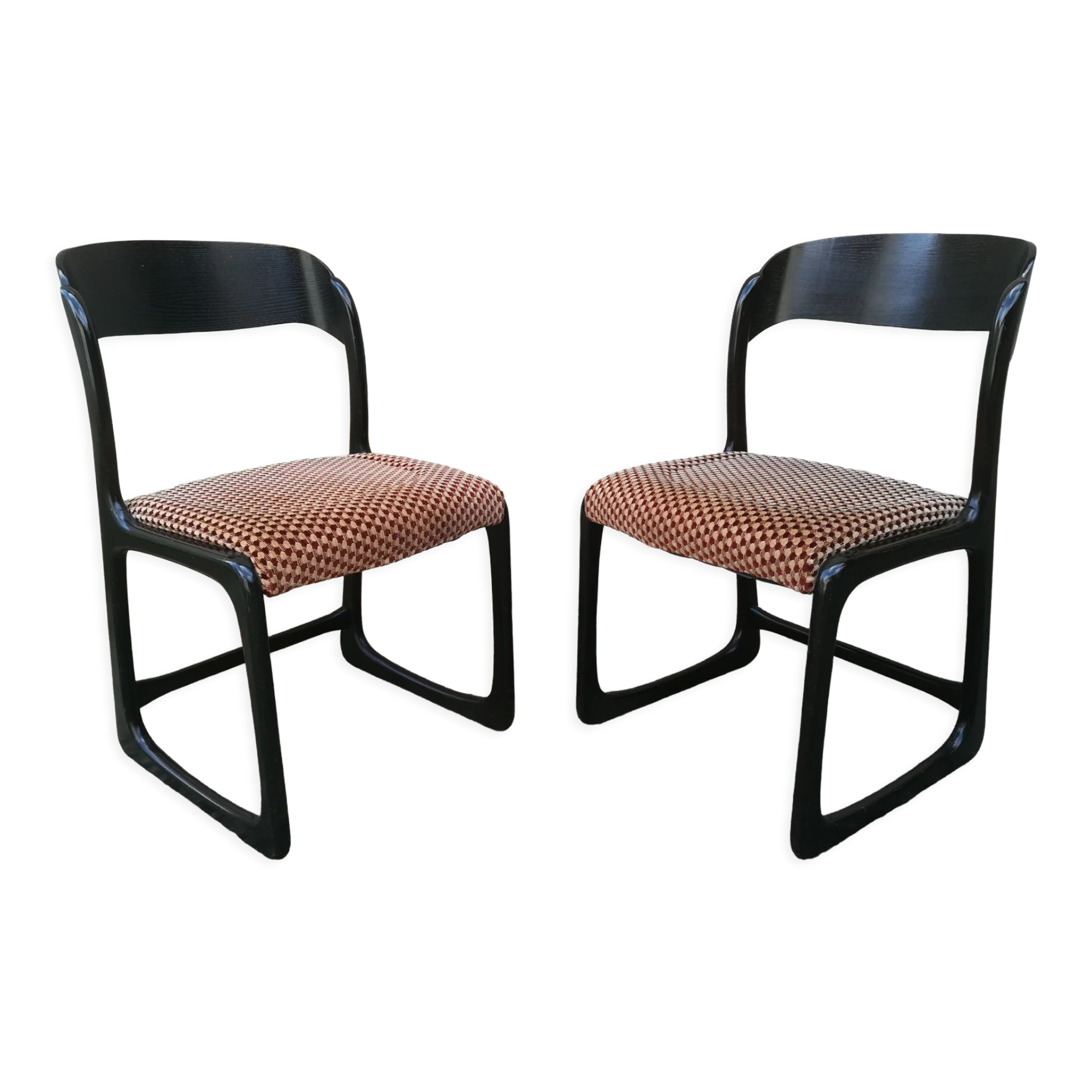 Baumann sleigh chairs