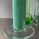 Trio of vintage vases in glass paste and crystal