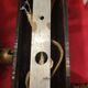 2 vintage plexiglass cornet wall lights 1970