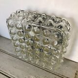 Glass ceiling lamp or wall lamp