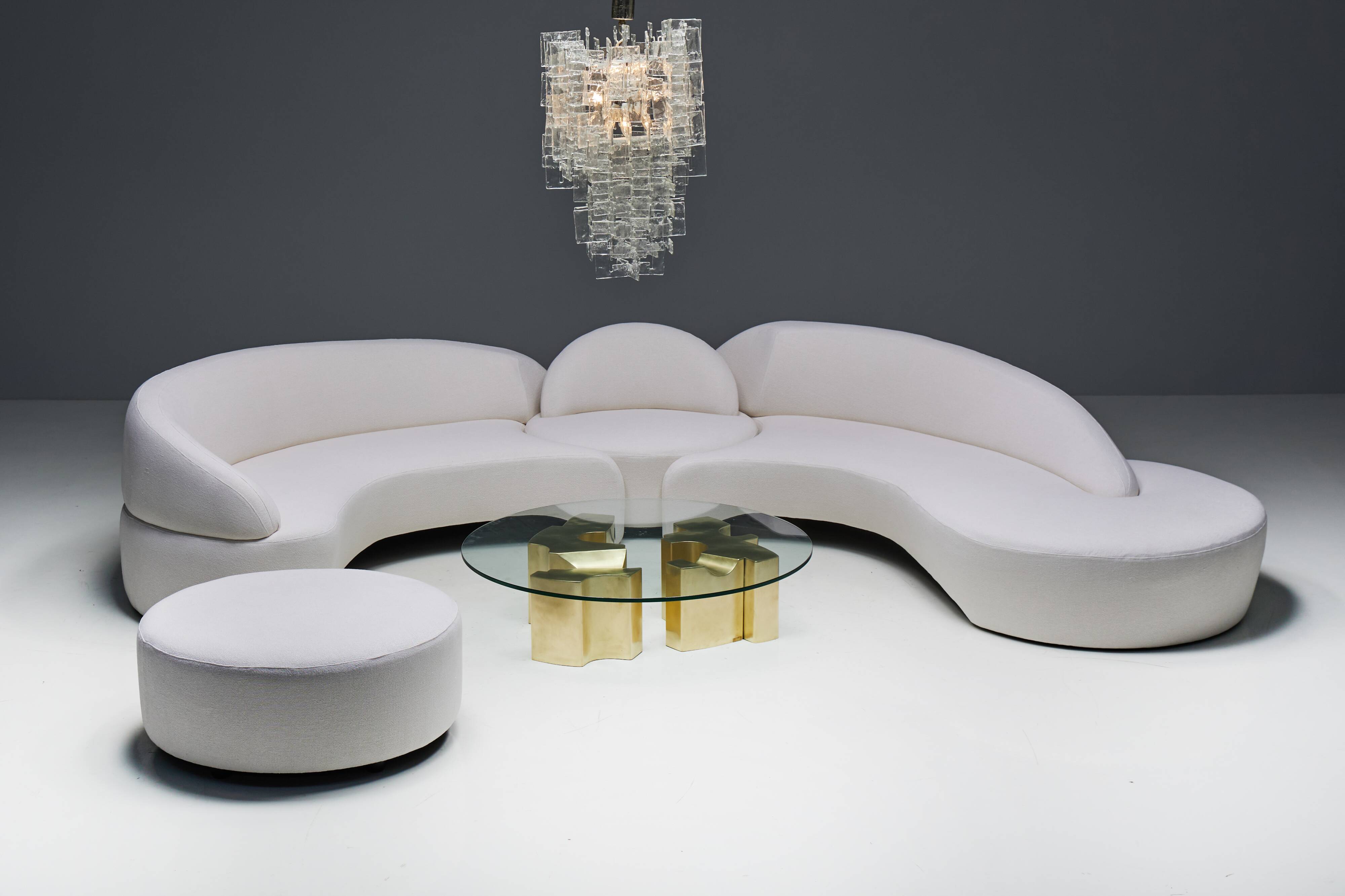 Large Chandelier by Carlo Nason for Mazzega, Italy, 1960s