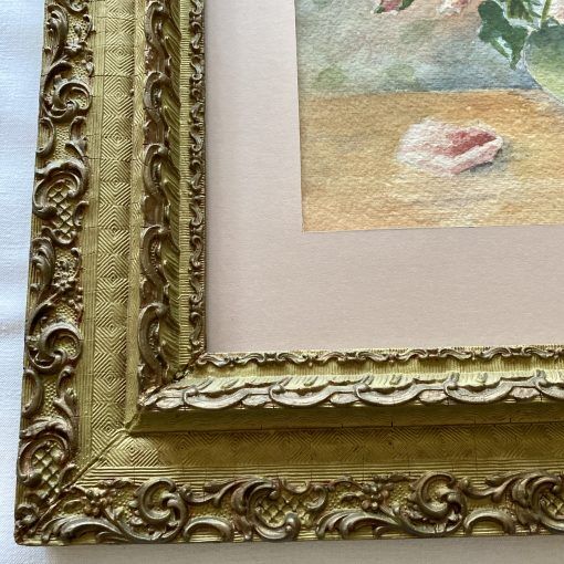 Watercolor bouquet of roses