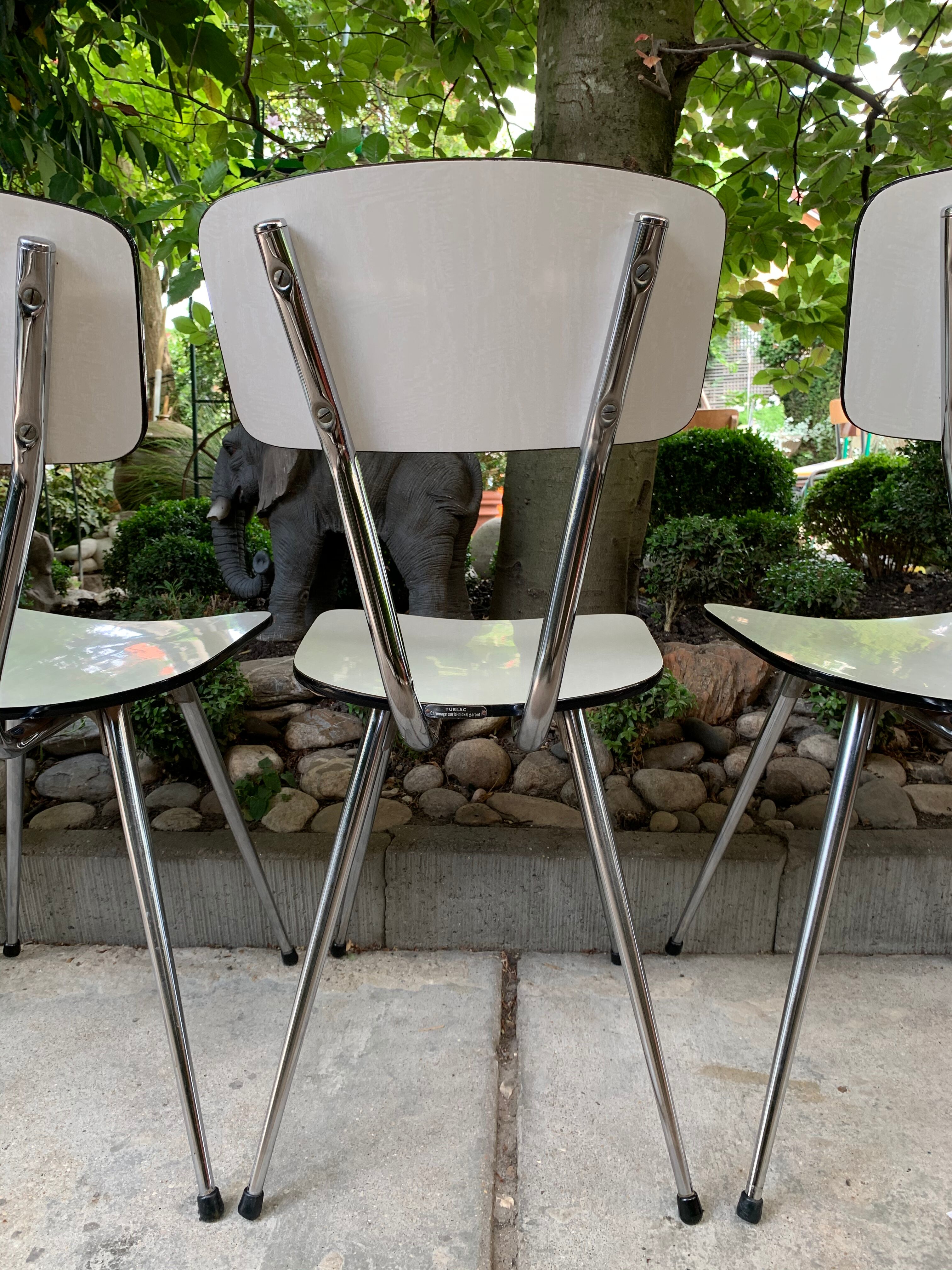 Tublac compass formica 5 chairs