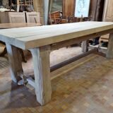 Brutalist oak table