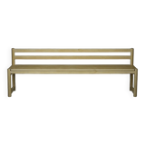 Midcentury birchwood School Bench