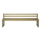 Midcentury birchwood School Bench