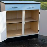 Blue formica buffet