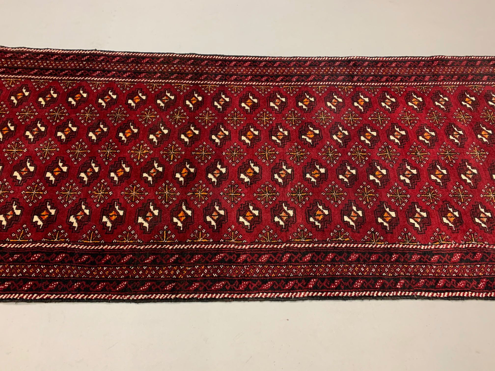 Vintage Turkoman Runner 303x104 cm