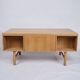 Freestanding desk - six drawers - oak - Omann Junior - Danish design - 1960s