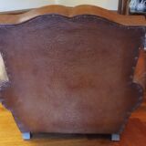 Vintage large club armchair moustache model