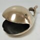 Zoomorphic ashtray massive brass whale 70s