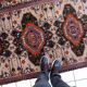Vintage caucasian Kazak rug 123x213cm 1960s