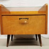 Pair of vintage bedside tables / sofa end tables from the 50s and 60s